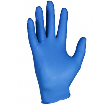 Rękawiczki nitrylowe, bezpudrowe, niebieskie rozm. S 100szt. nitryl